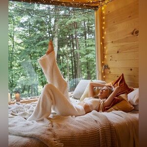 Aerie Cream Off white Marshmallow Pants